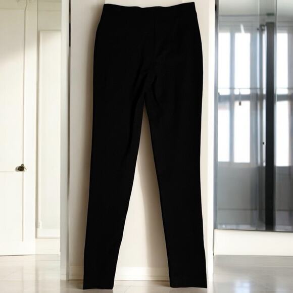 NEW Cache Ponte Knit Equestrian Riding Leggings Snap Ankle Length Black NWOT - Picture 5 of 14